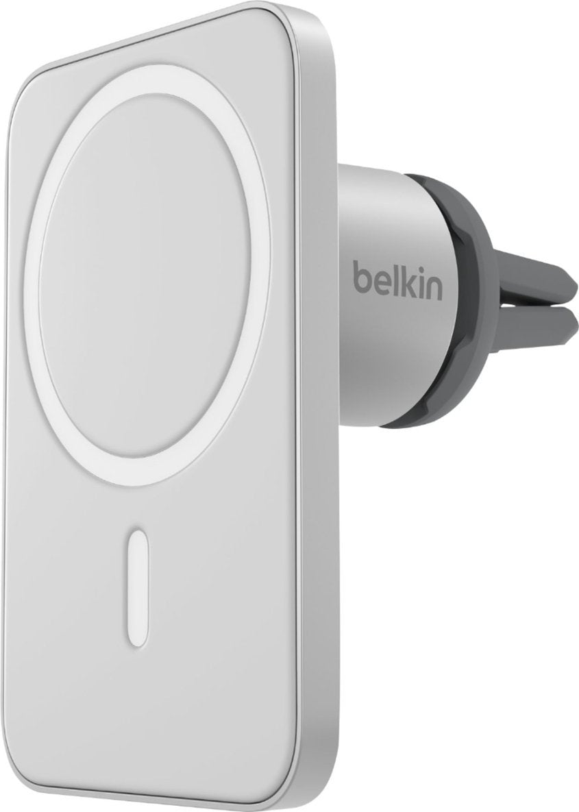 Belkin MagSafe Vent Mount Pro MagSafe iPhone Mount For Car - Silver (Certified Refurbished)