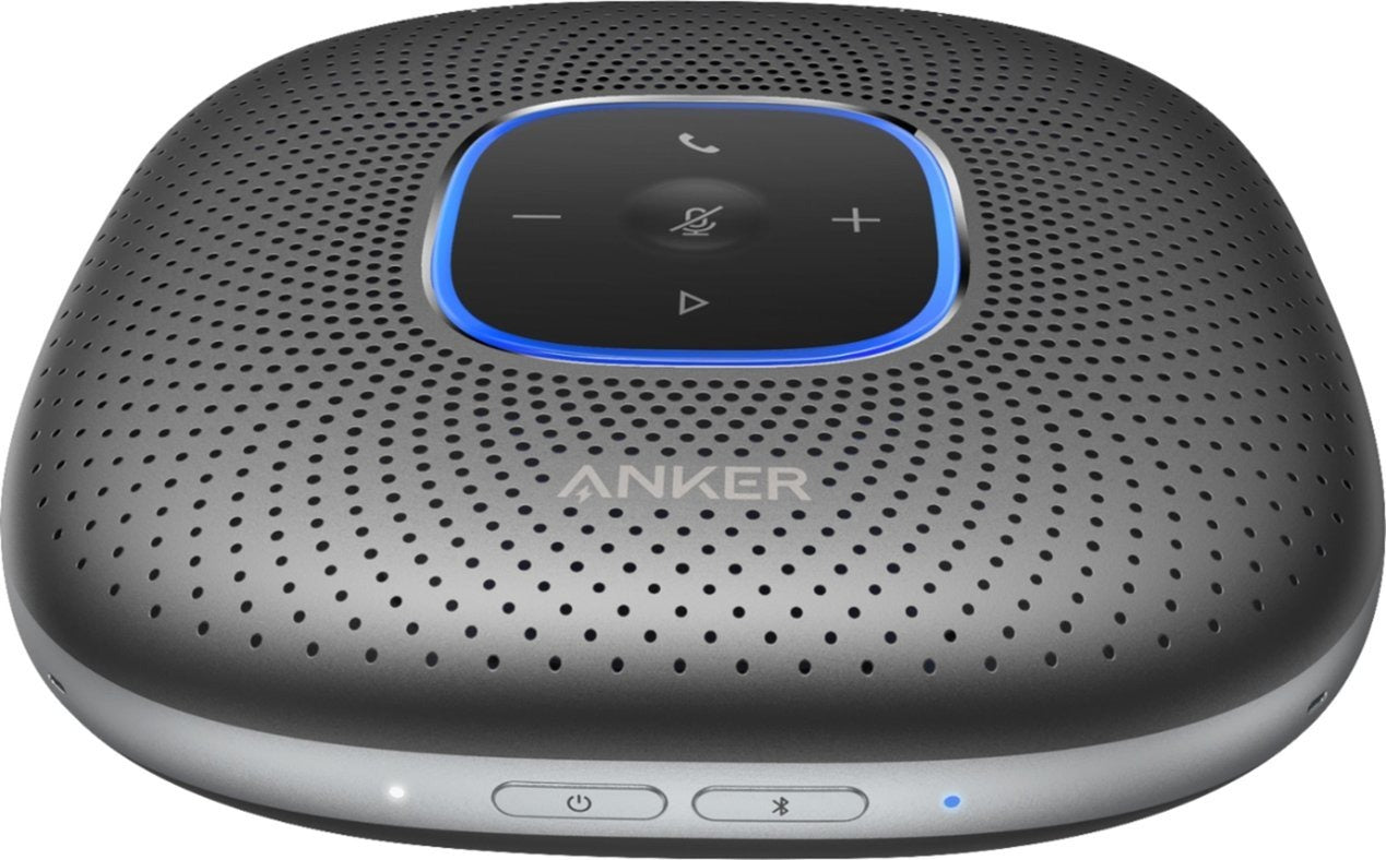 Anker PowerConf Bluetooth Speakerphone Conference Speaker - Black (Certified Refurbished)