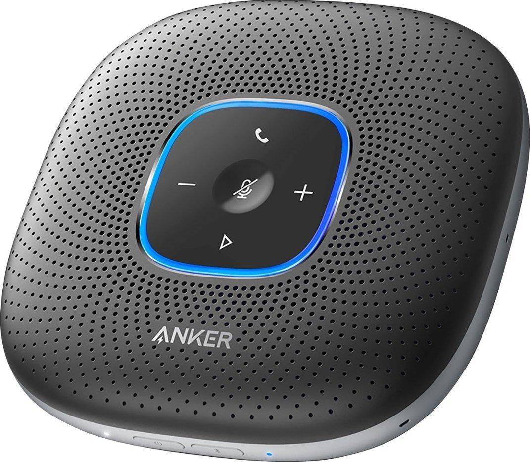 Anker PowerConf Bluetooth Speakerphone Conference Speaker - Black (Certified Refurbished)