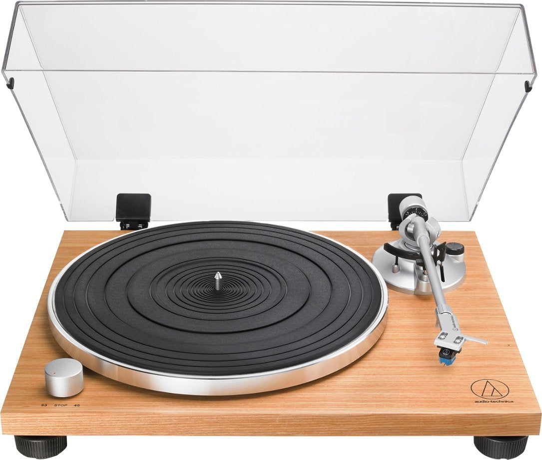 Audio-Technica AT-LPW30TK Manual Belt Drive Turntable - Black (Certified Refurbished)