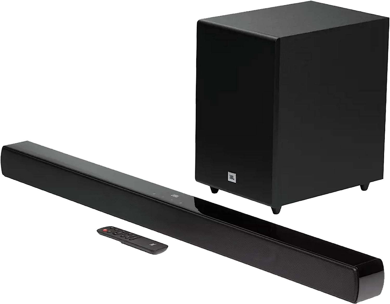 JBL Bar 2.1 - Channel Soundbar with Wireless Subwoofer - Black (Certified Refurbished)