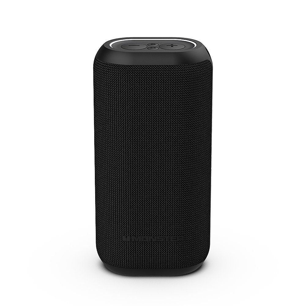 Monster DNA MAX Portable Bluetooth Speaker with Qi Wireless Charging - Black (Renewed)