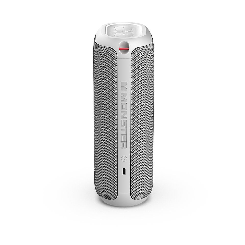 Monster DNA MAX Portable Bluetooth Speaker with Qi Wireless Charging - White (Certified Refurbished)