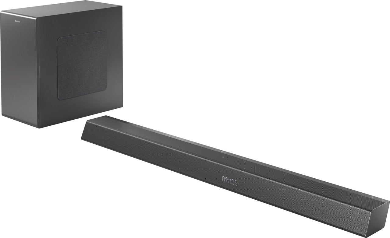 Philips 3.1.2-Channel Soundbar with Wireless Subwoofer, Dolby Atmos - Dark grey (Certified Refurbished)