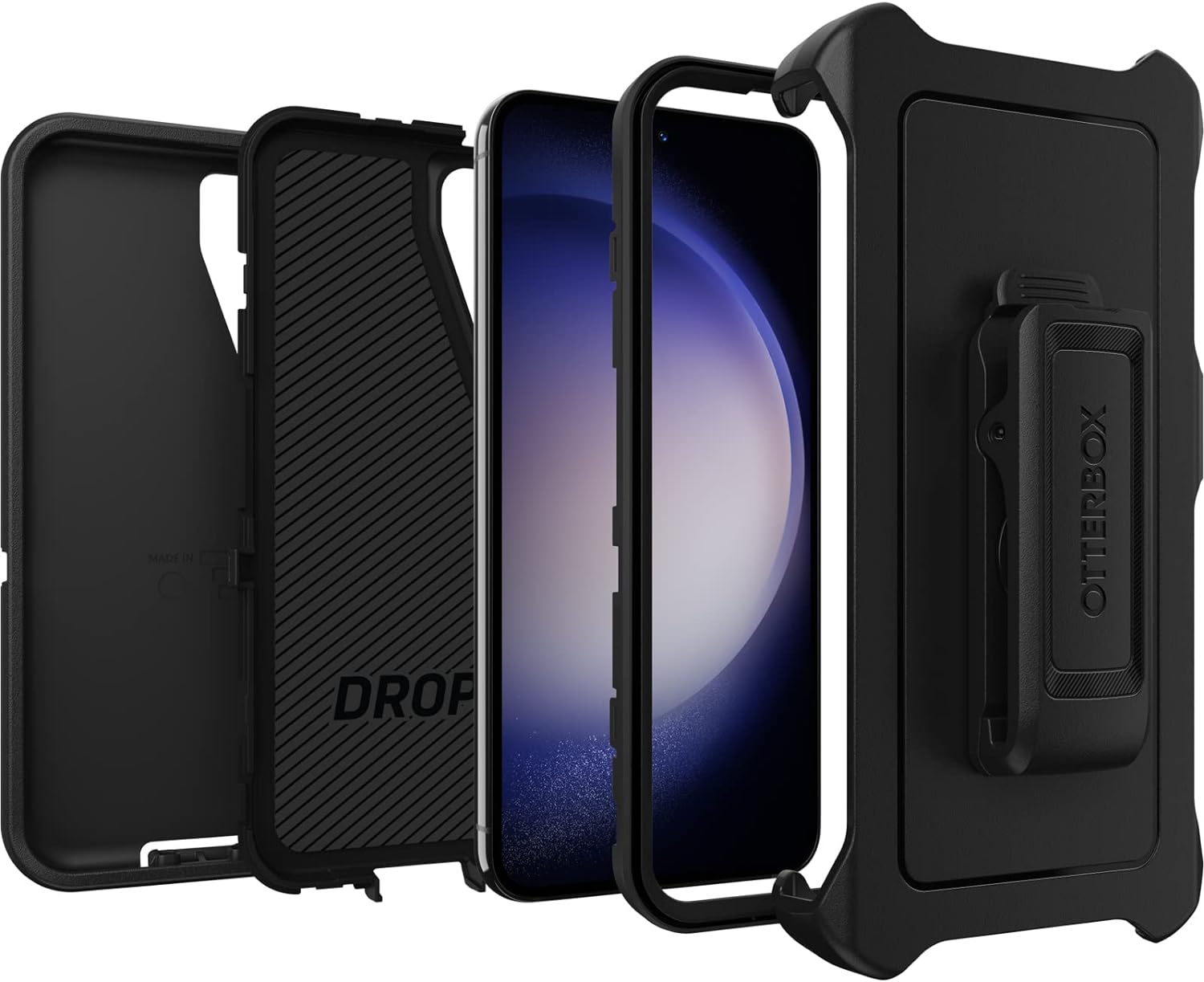 OtterBox DEFENDER SERIES PRO case for Galaxy S23 - Black (77-91045) - Refurbished