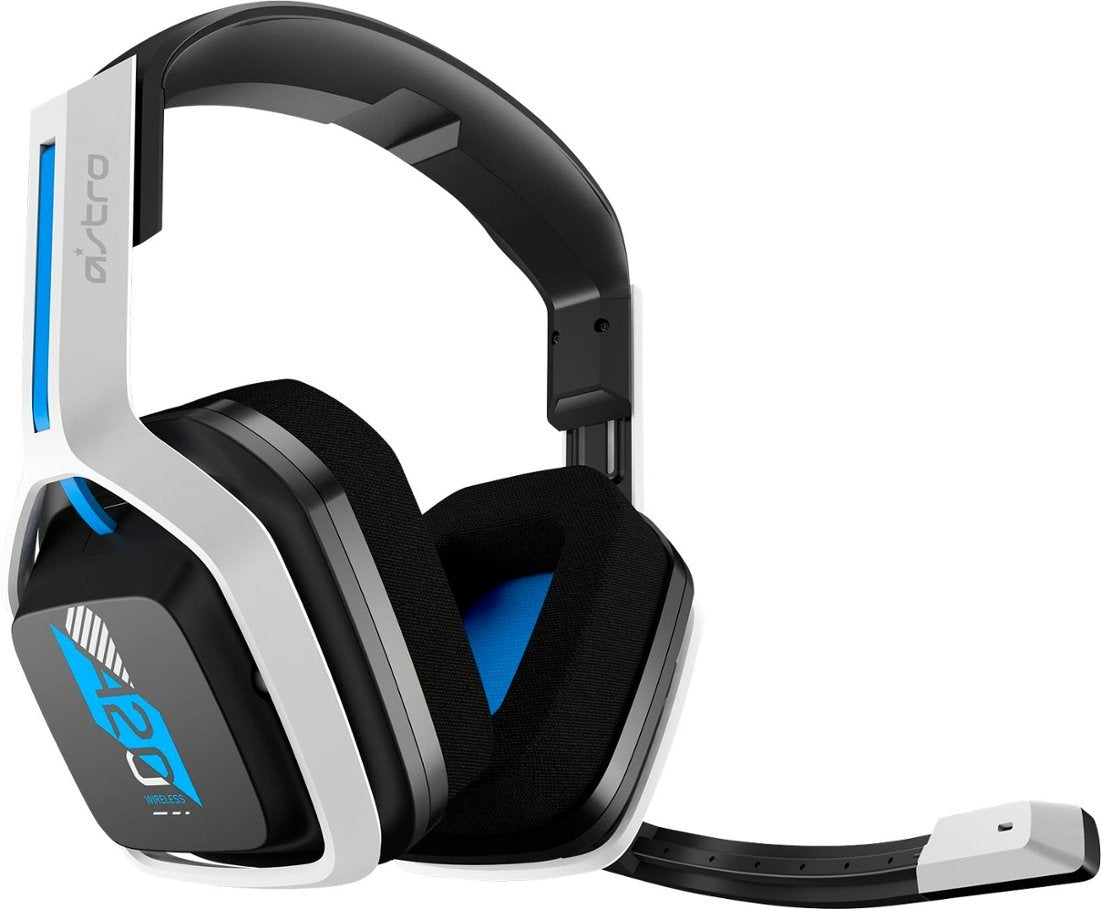 Astro Gaming A20 Gen 2 Wireless Gaming Headset for PS5, PS4, PC - White/Blue (Renewed)