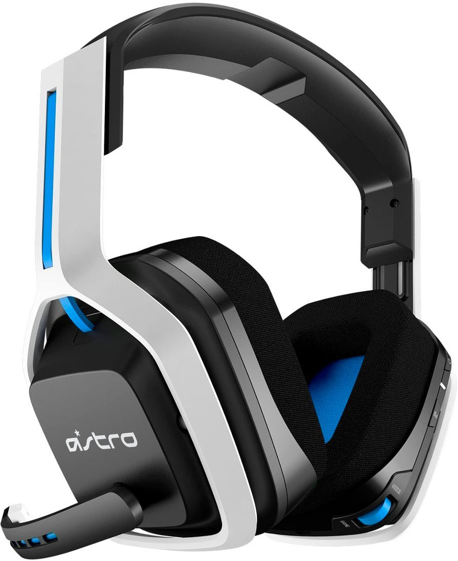 Astro Gaming A20 Gen 2 Wireless Gaming Headset for PS5, PS4, PC - White/Blue (Renewed)