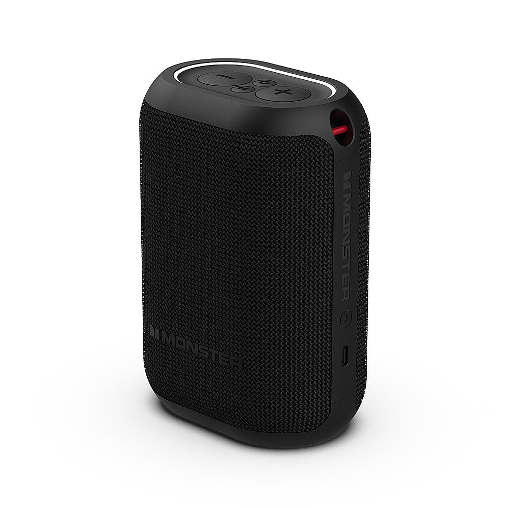 Monster DNA ONE Portable Bluetooth Speaker with Qi Wireless Charging - Black (Renewed)