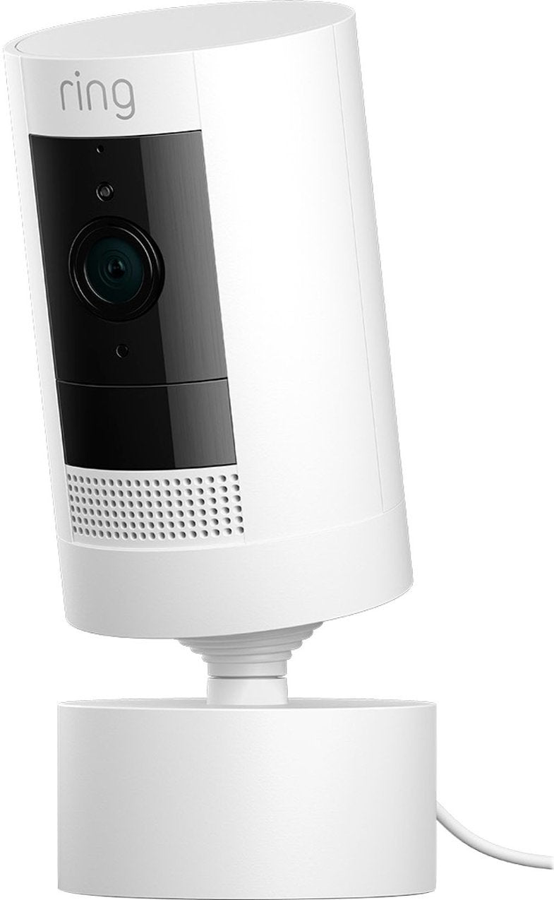 Ring Indoor/Outdoor Pan-Tilt Mount for Ring Stick Up Cam Plug-In - White (Certified Refurbished)