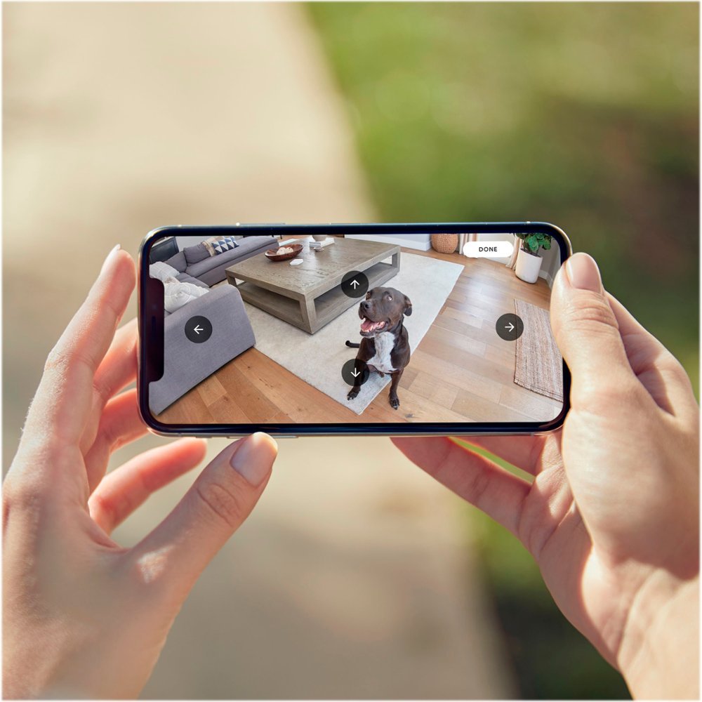 Ring Indoor/Outdoor Pan-Tilt Mount for Ring Stick Up Cam Plug-In - White (Refurbished)