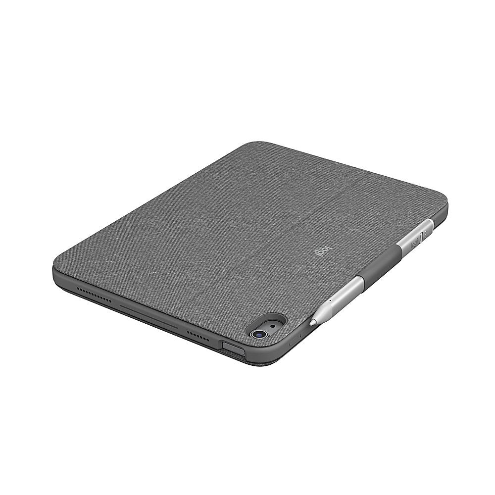 Logitech Combo Touch Detachable Keyboard Case for iPad (10th gen) - Oxford Grey (Certified Refurbished)