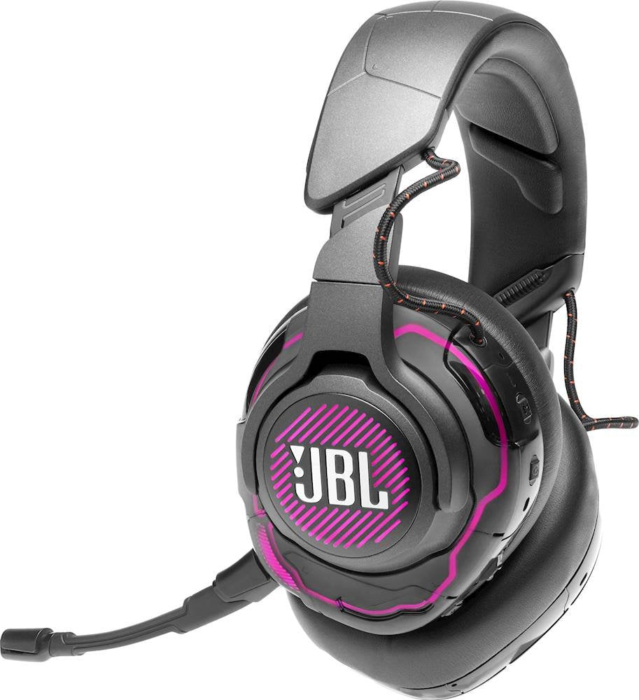 JBL Quantum One RGB Wired Over Ear Noise Cancelling Gaming Headset - Black (Refurbished)