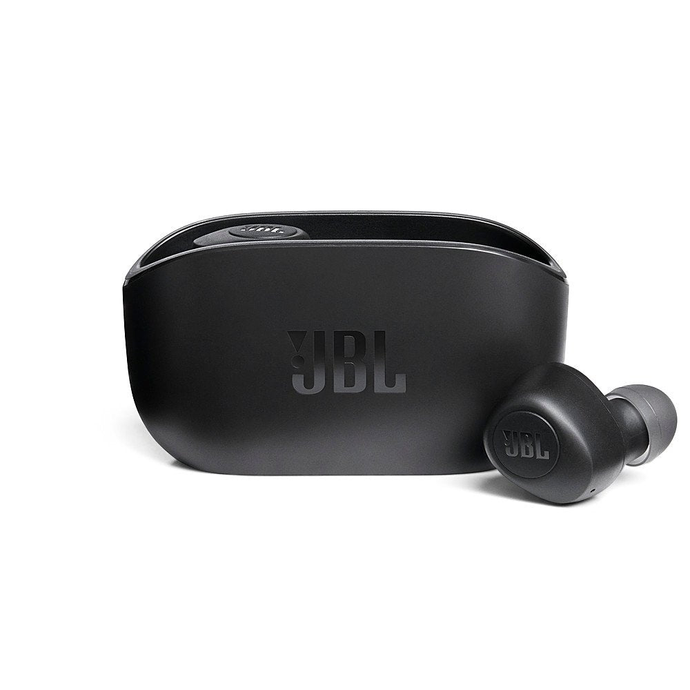 JBL VIBE 100 True Wireless In-Ear Headphones - Black (Refurbished)