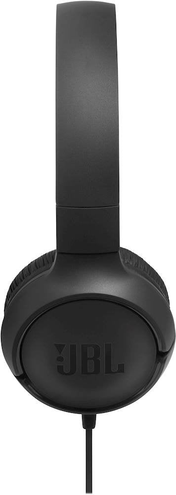 JBL TUNE 500 Wired On-Ear Headphones with One-Button Remote/Mic - Black (Certified Refurbished)