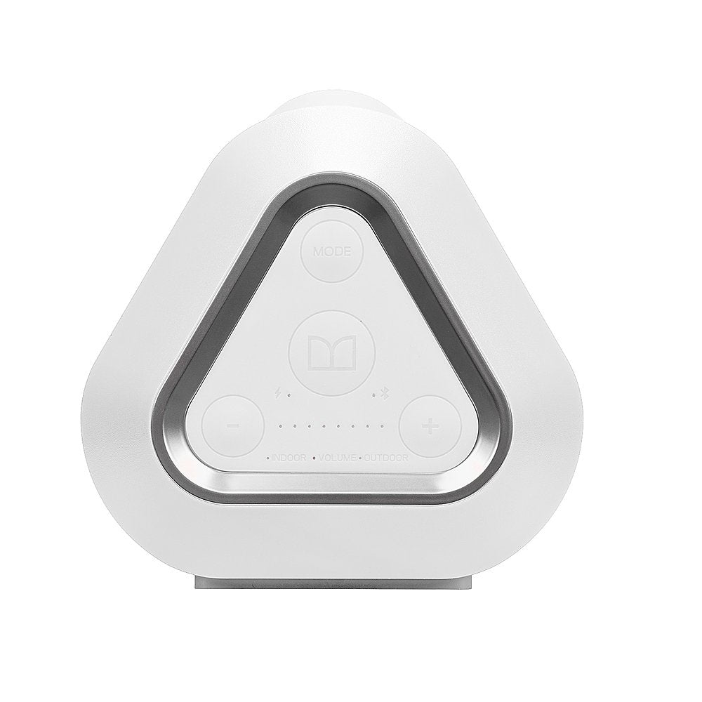 Monster Blaster 3.0 Water Resistant Portable Bluetooth Speaker with IPX5 - White (New)