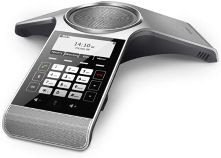 Yealink Conference Phone 3.1" LCD Display Wi-Fi PoE Adapter Included - Silver (Pre-Owned)