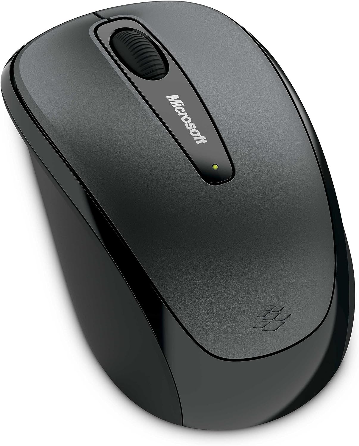 Microsoft Wireless Mobile 3500 Ambidextrous USB 2.0 Mouse - Loch Ness Grey (Certified Refurbished)