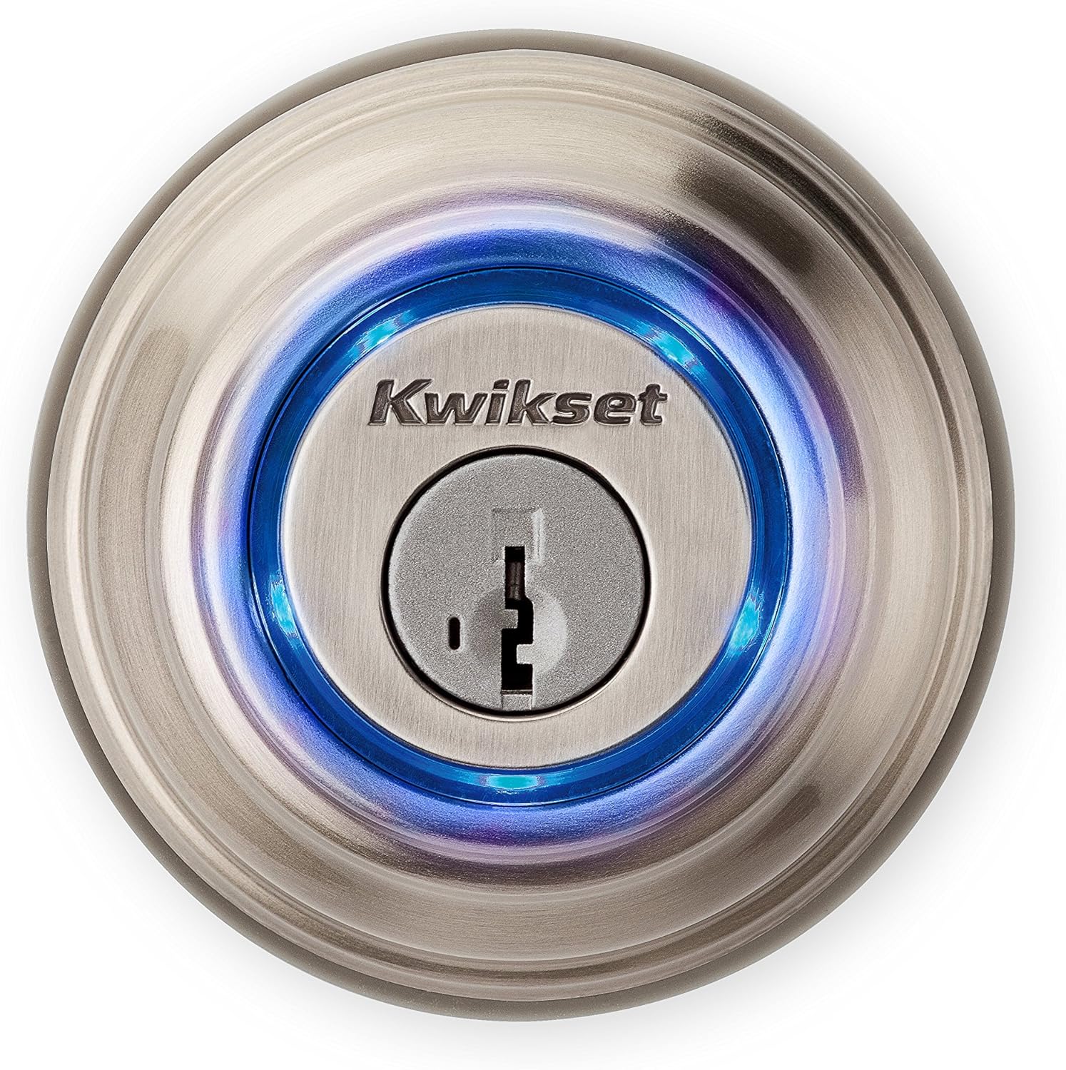 Kwikset Kevo (2nd Gen) Touch-to-Open Smart Keyless Deadbolt Lock - Satin Nickel (Certified Refurbished)