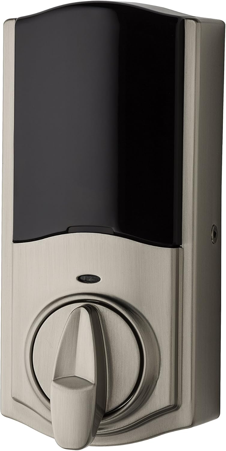 Kwikset Kevo (2nd Gen) Touch-to-Open Smart Keyless Deadbolt Lock - Satin Nickel (Certified Refurbished)