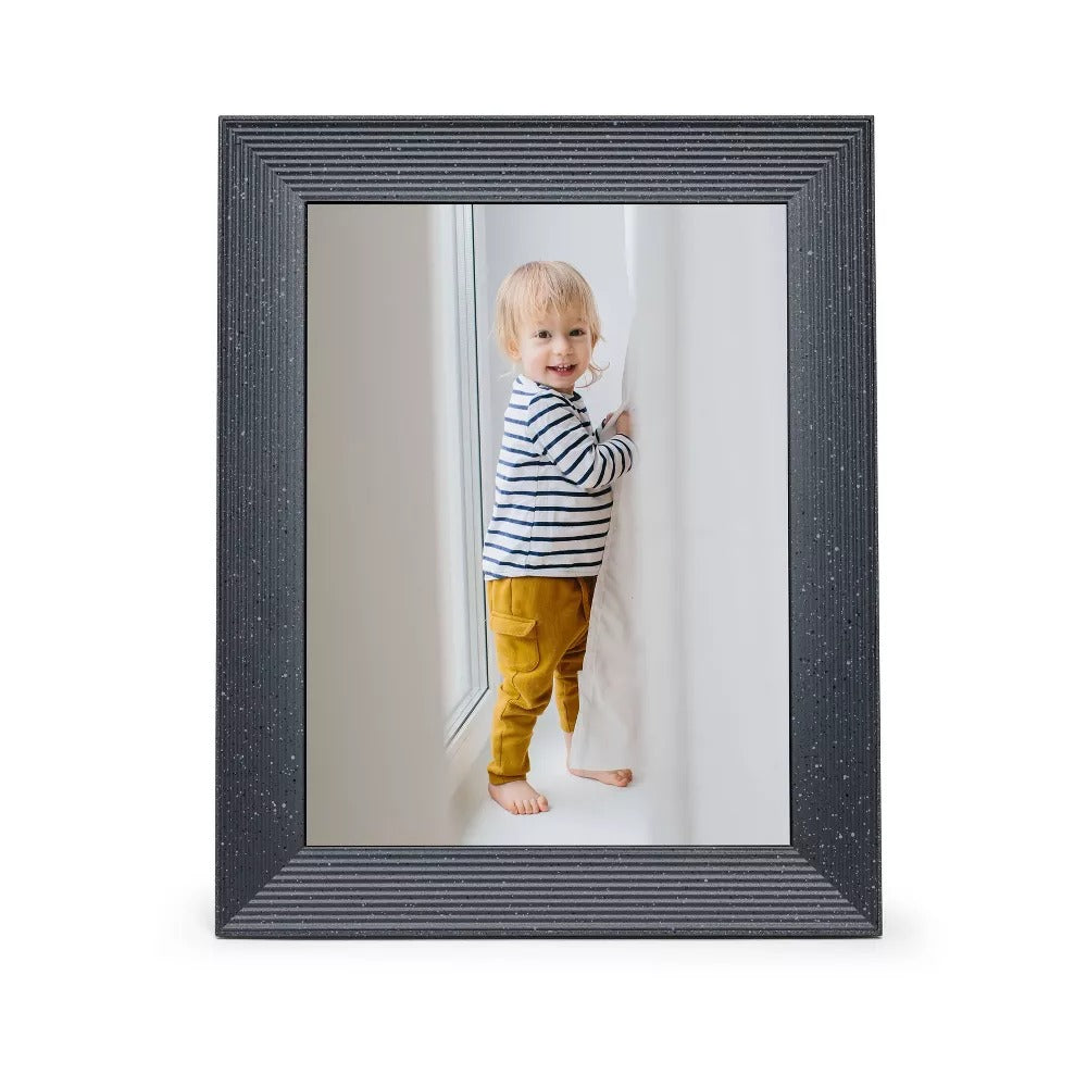 Aura Mason Luxe Wifi 2K Digital Picture Frame - Pebble (Certified Refurbished)