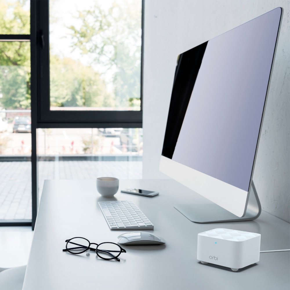 NETGEAR Orbi AC1200 Dual-Band Mesh Wi-Fi System (3 Pack) - White (Certified Refurbished)