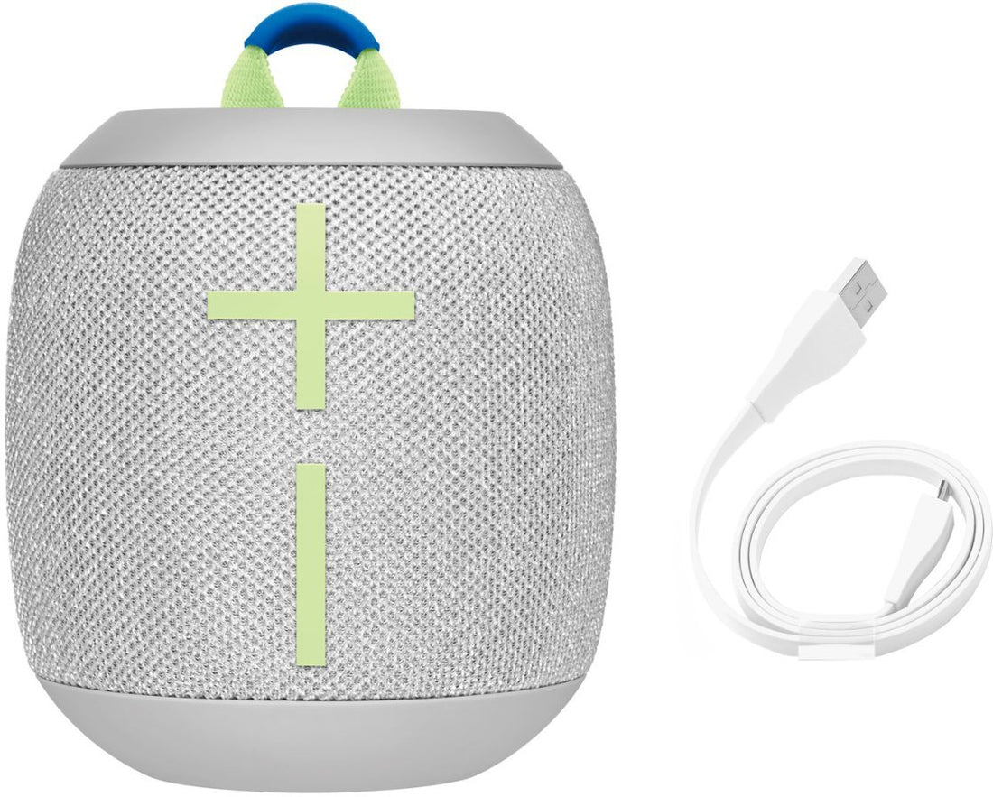 Ultimate Ears WONDERBOOM 3 Water/Dust Proof Mini Speaker - Joyous Brights Grey (New)