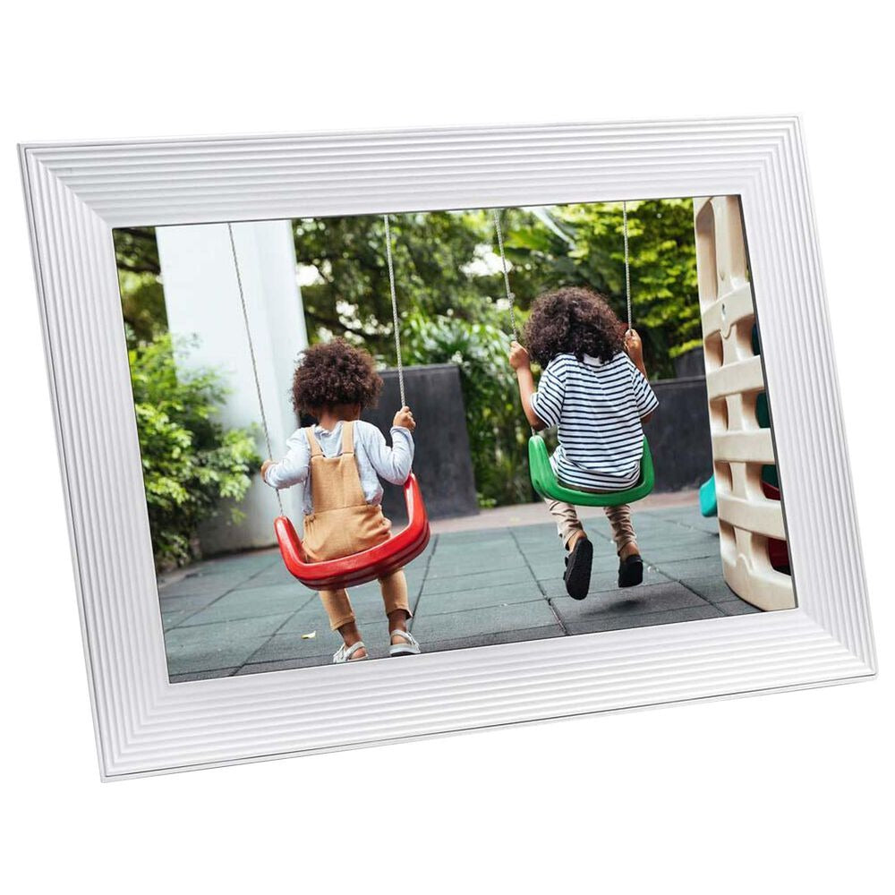 Aura Carver 10.1'' LCD Wi-Fi Digital Photo Frame - Sea Salt (Certified Refurbished)