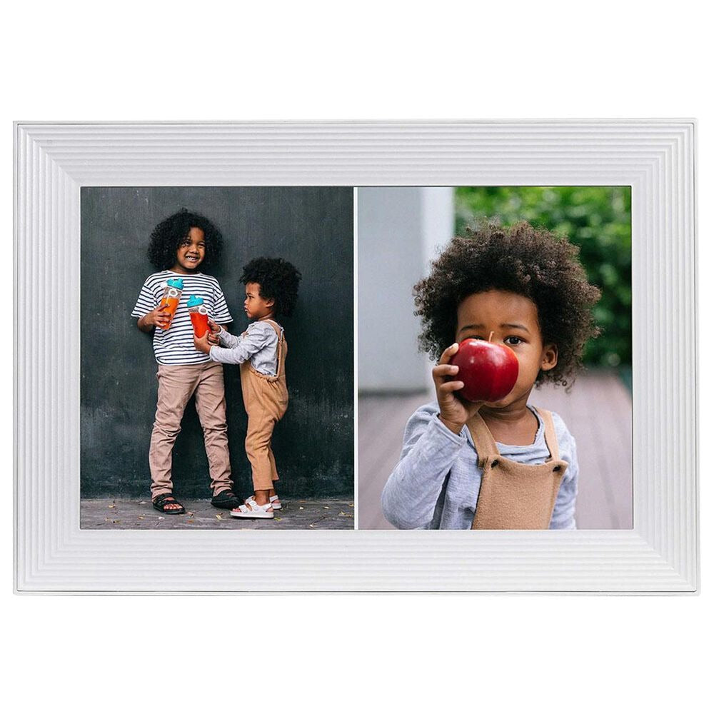 Aura Carver 10.1'' LCD Wi-Fi Digital Photo Frame - Sea Salt (Certified Refurbished)