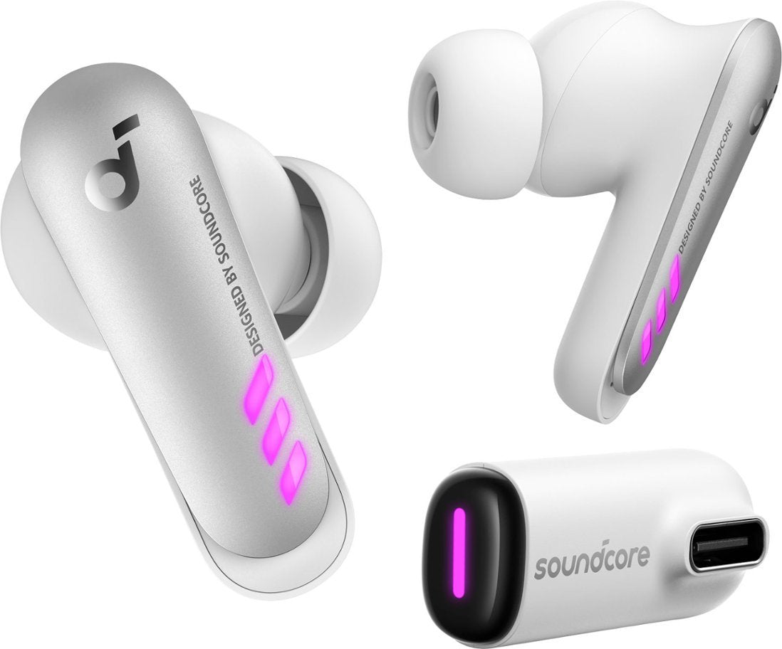 Soundcore VR P10 Wireless In-Ear Earbuds for Meta Quest 2 & Meta Quest 3 - White (Certified Refurbished)