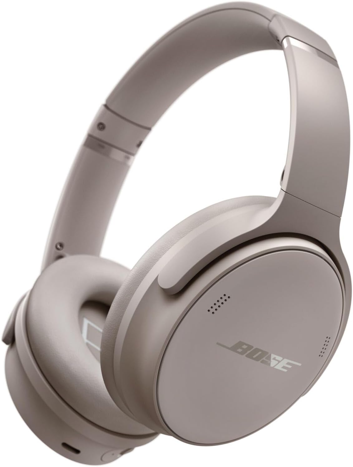 Bose QuietComfort Wireless Noise Cancelling Over Ear Headphones - Sandstone (Renewed)