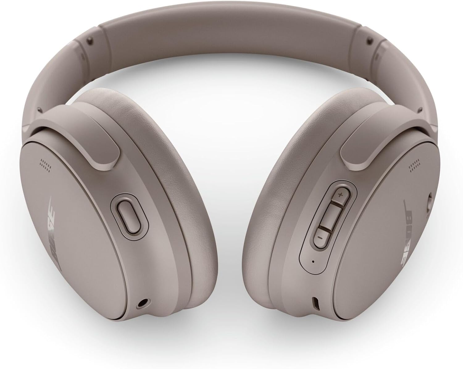Bose QuietComfort Wireless Noise Cancelling Over Ear Headphones - Sandstone (Renewed)