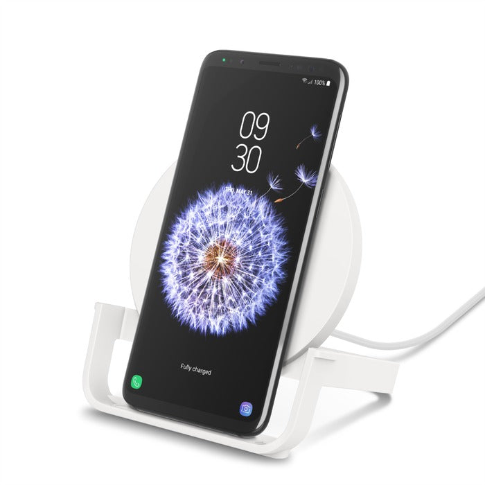Belkin Boost up Charge Magnetic Wireless Charger Stand 10W - White (Renewed)