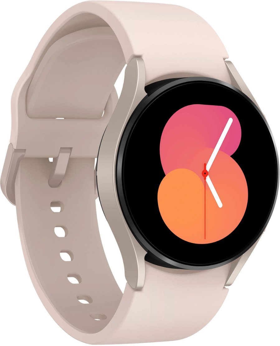 Samsung Galaxy Watch 5 40mm (WiFi + LTE) - Pink Gold Case & Pink Rubber Band (Used)