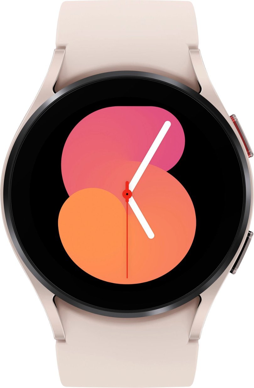 Samsung Galaxy Watch 5 (Wi-Fi + LTE) - 40mm  Pink Gold Case &amp; Pink Rubber Band (Refurbished)