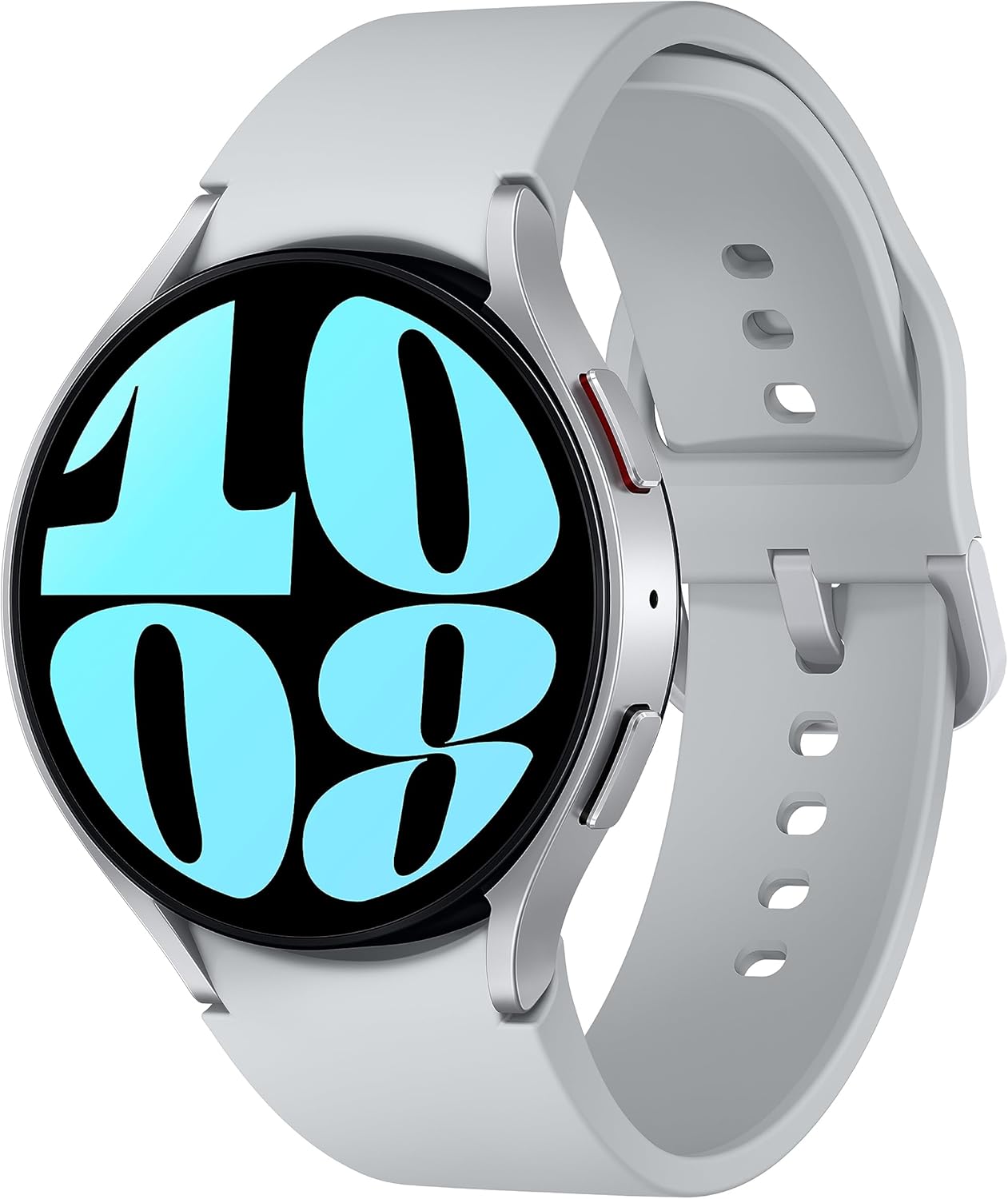 Samsung Galaxy Watch 6 (Wifi + LTE) 44mm Silver Aluminum Silver and Sport Band (Refurbished)