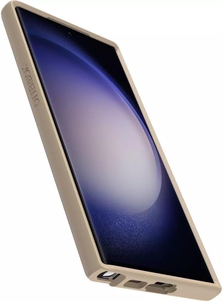 OtterBox SYMMETRY SERIES Case for Galaxy S23 Ultra - Don't Even Chai (Brown) (Certified Refurbished)