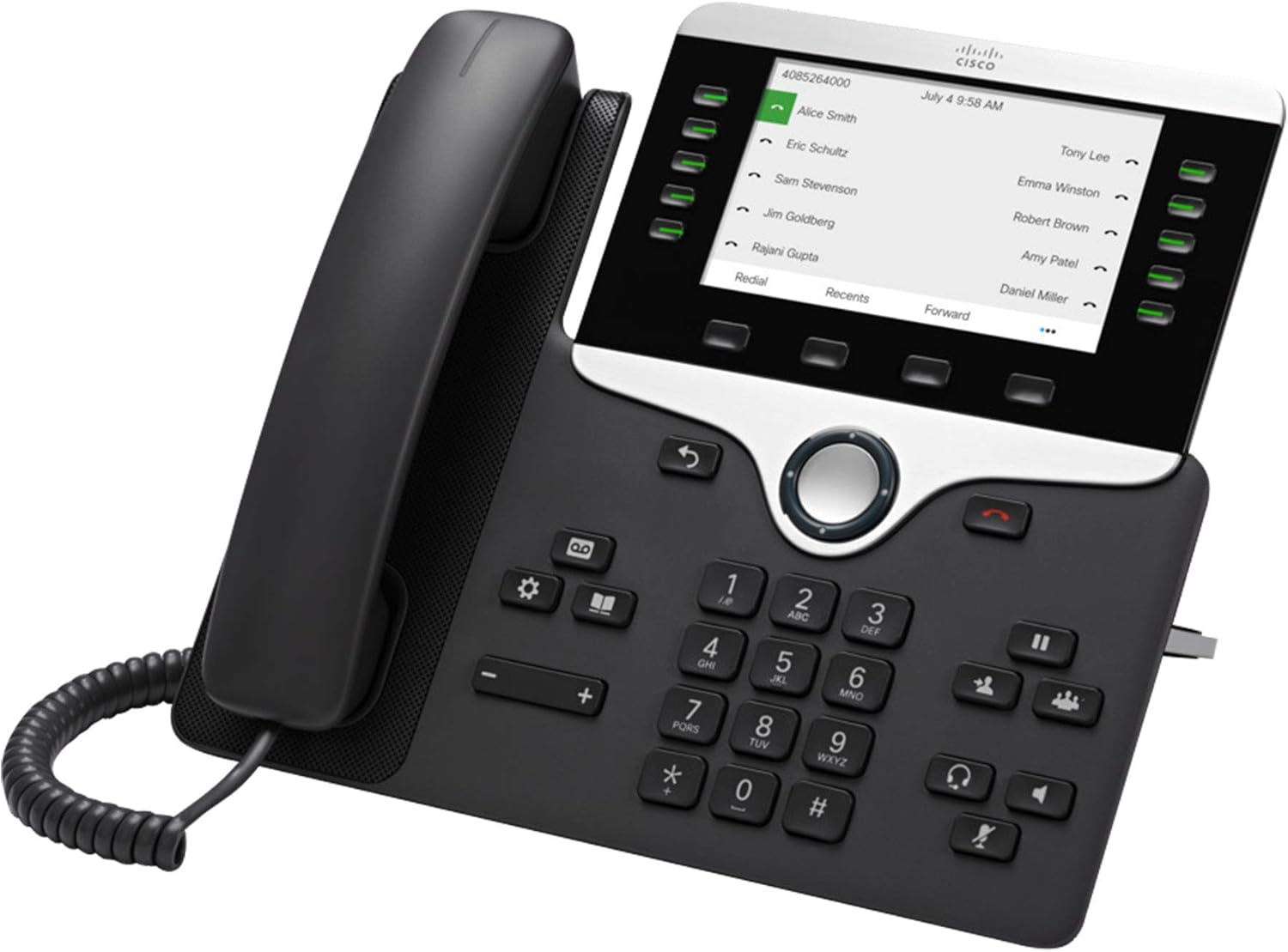 Cisco IP Phone CP-8841-3PW-NA-K9= Multiplatform with PWR Cube 4 (Certified Refurbished)