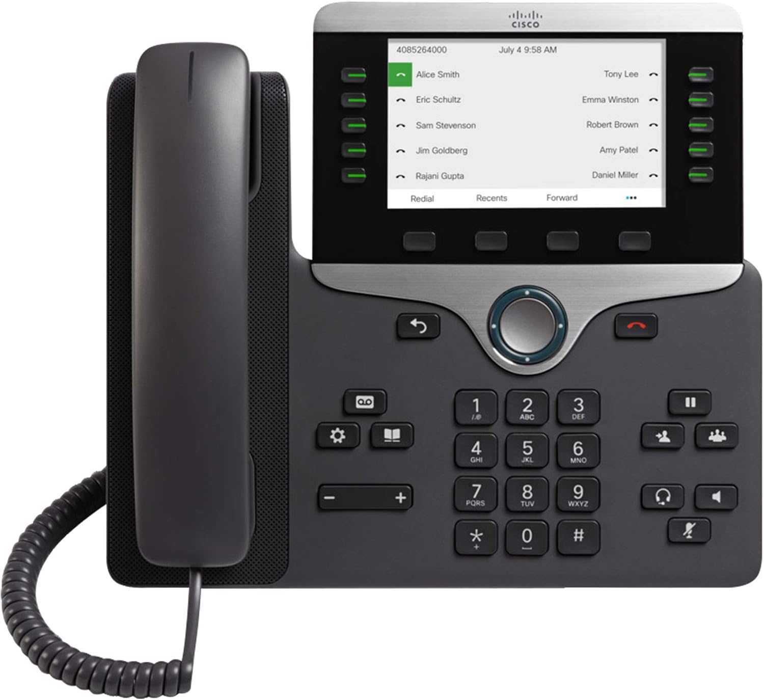 Cisco IP Phone CP-8841-3PW-NA-K9= Multiplatform with PWR Cube 4 (Certified Refurbished)