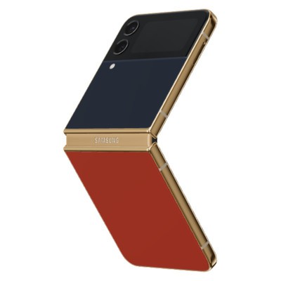 Samsung Z Flip4 Bespoke Edition 256GB (Unlocked) - Red/Navy (Certified Refurbished)