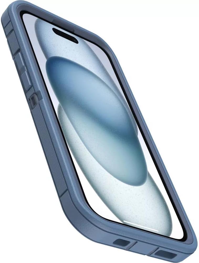 OtterBox Defender Series XT case w/MagSafe for iPhone 15 Pro Max - Baby Blue Jeans (77-92996)
