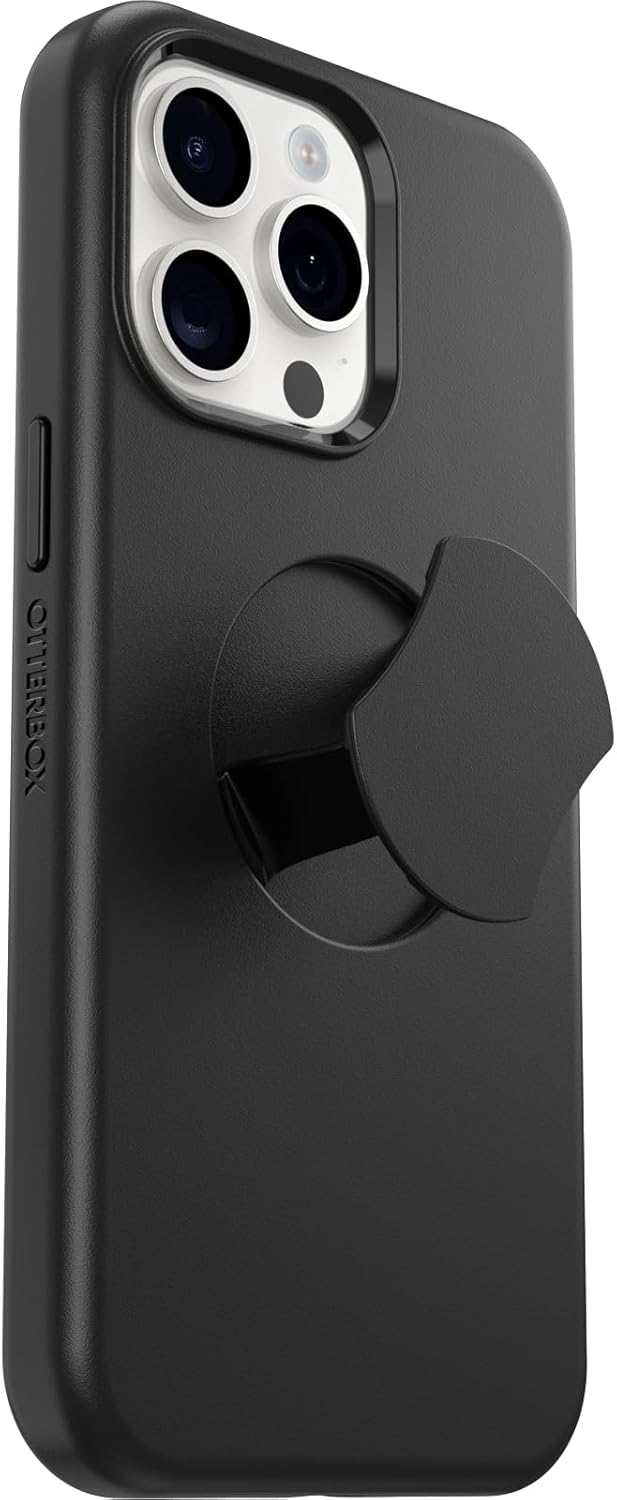 OtterBox OtterGrip SYMMETRY SERIES Case for iPhone 15 Pro Max - Black (Certified Refurbished)
