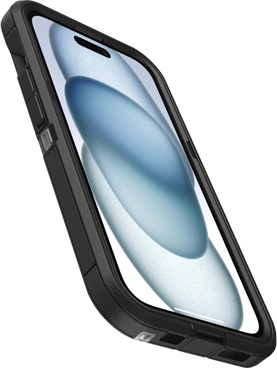 OtterBox iPhone 15 Pro Defender Series XT Case with MagSafe, Screenless, Rugged - Non-Retail Packaging - Clear/Black