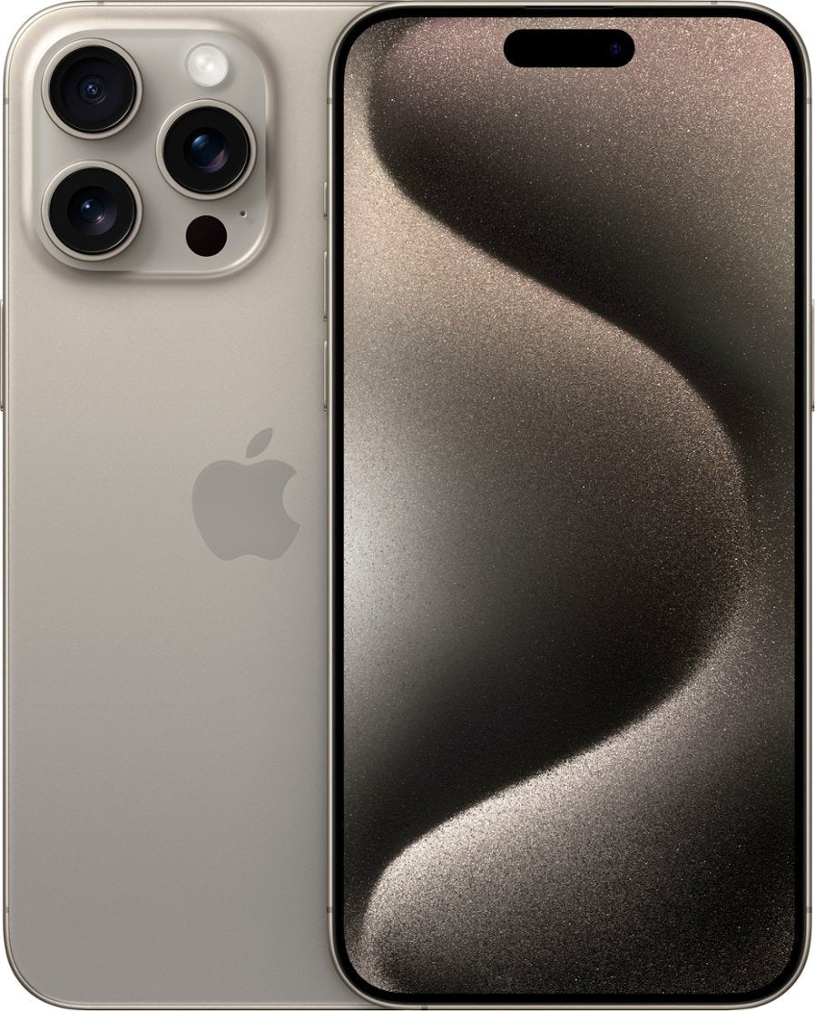 Apple iPhone 15 Pro Max 256GB (Unlocked) - Natural Titanium (Refurbished)
