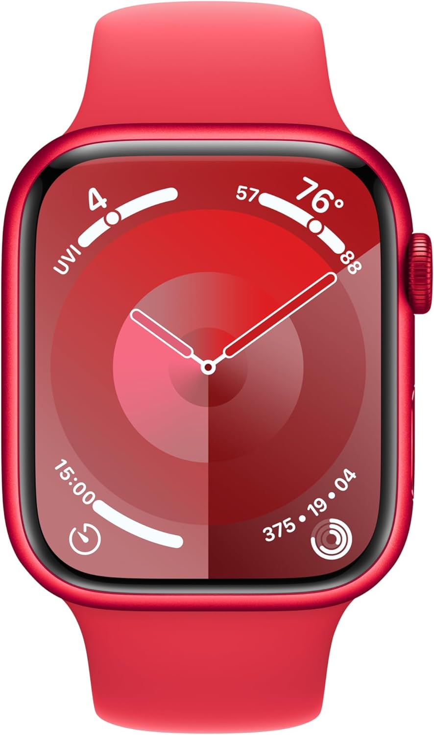 Apple Watch Series 9 (GPS + LTE) 45MM - (PRODUCT)Red Aluminum Case & Red Sport Band (Refurbished)