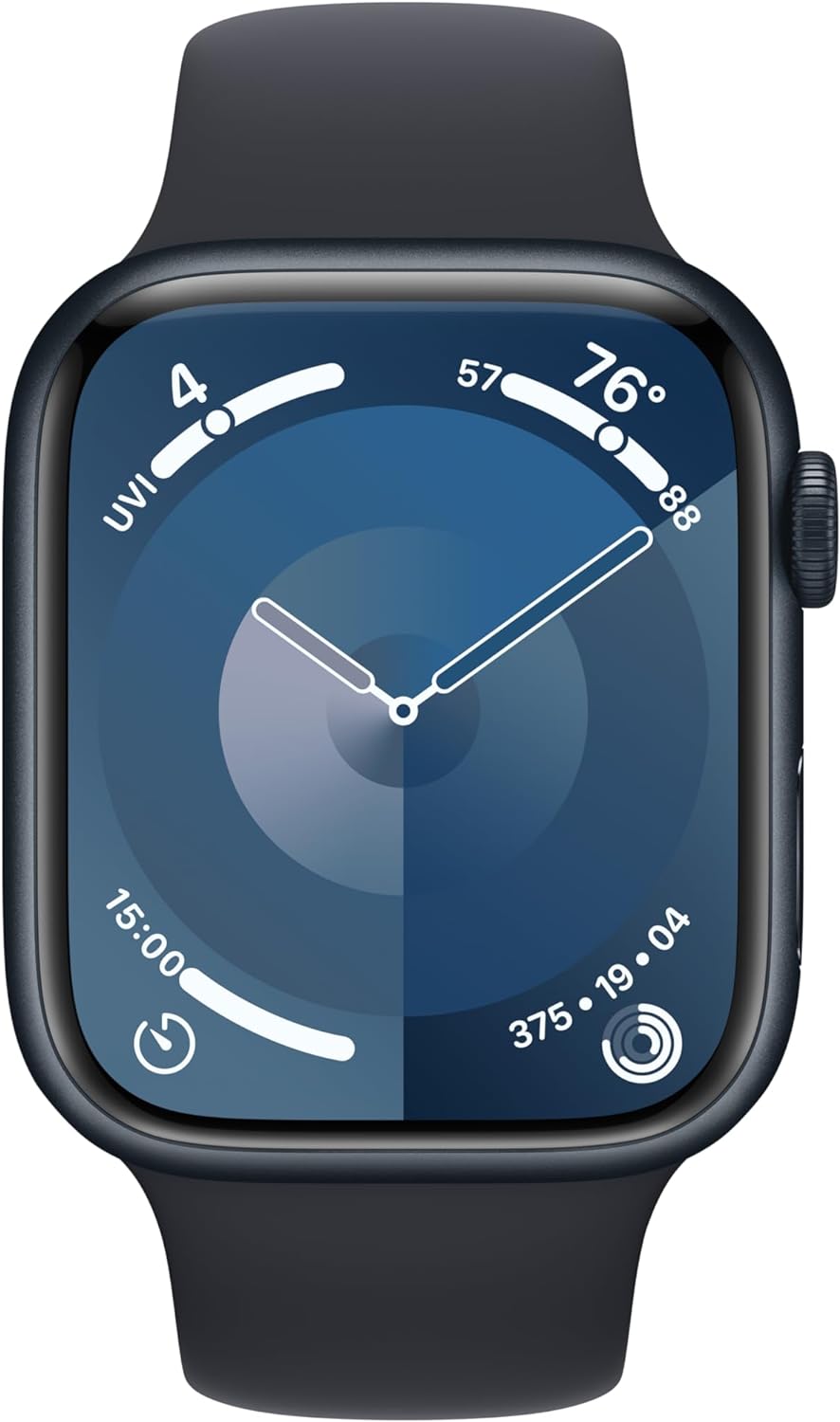 Apple Watch Series 9 (GPS + LTE) 45MM Midnight Aluminum Case Black Sport Band (Certified Refurbished)