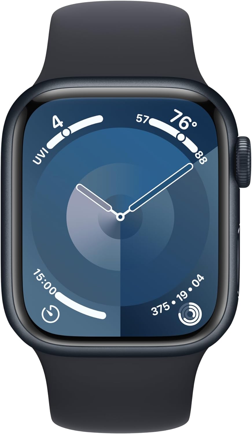 Apple Watch Series 9 (GPS + LTE) 41MM Midnight Aluminum Case Midnight Sport Band (Renewed)