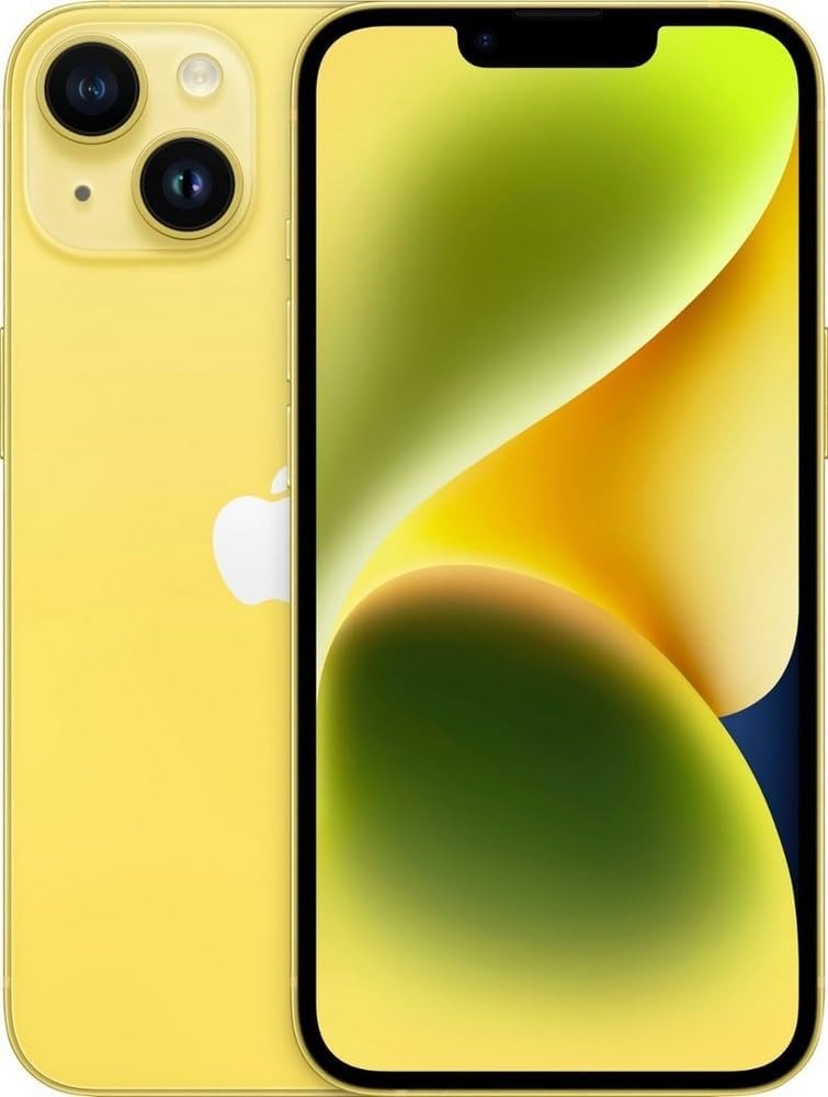 Apple iPhone 14 128GB (Unlocked) - Yellow (Renewed)