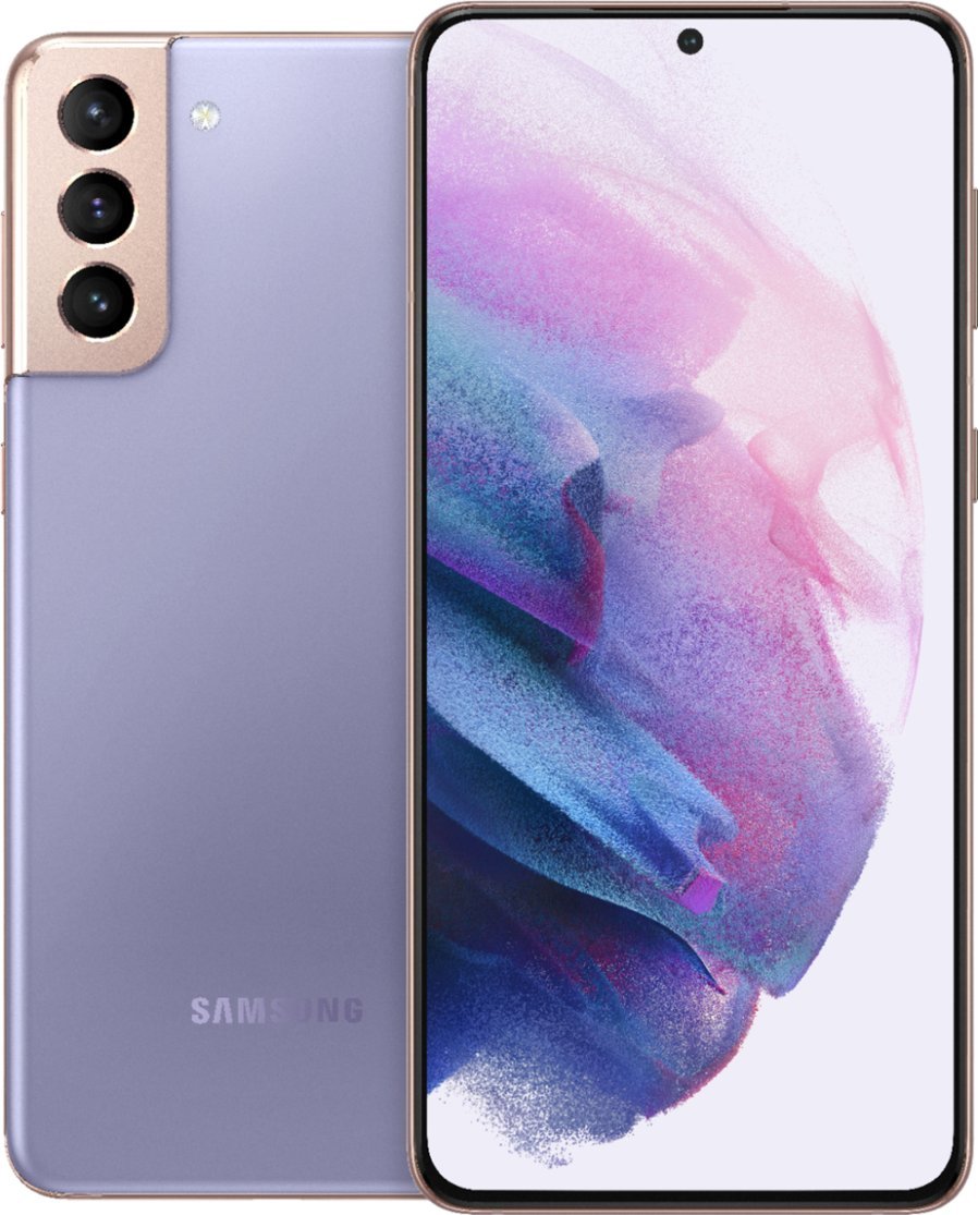Samsung Galaxy S21+ (Plus) 5G 128GB (Unlocked) - Phantom Violet (Renewed)
