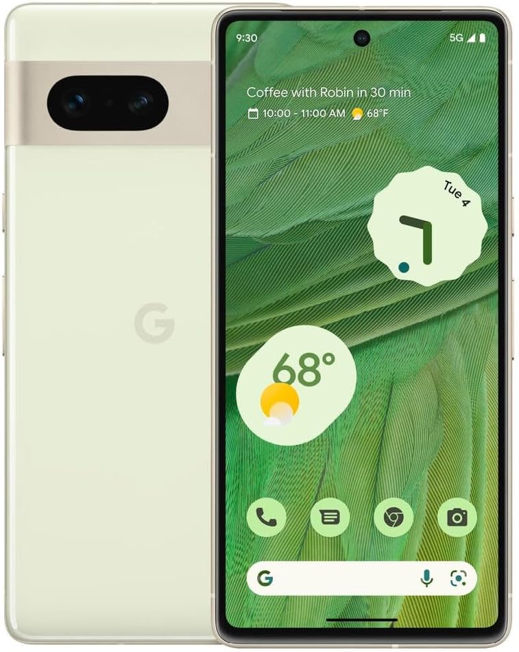 Google Pixel 7 5G 128GB (Unlocked) - Lemongrass (Renewed)