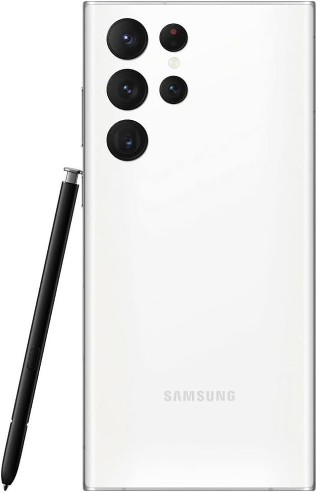 Samsung Galaxy S22 Ultra 128GB (Unlocked) - Phantom White (Renewed)